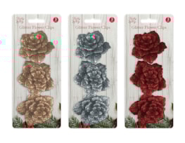 Wholesale 3 glitter flower clips Wholesale 3 glitter flower clips