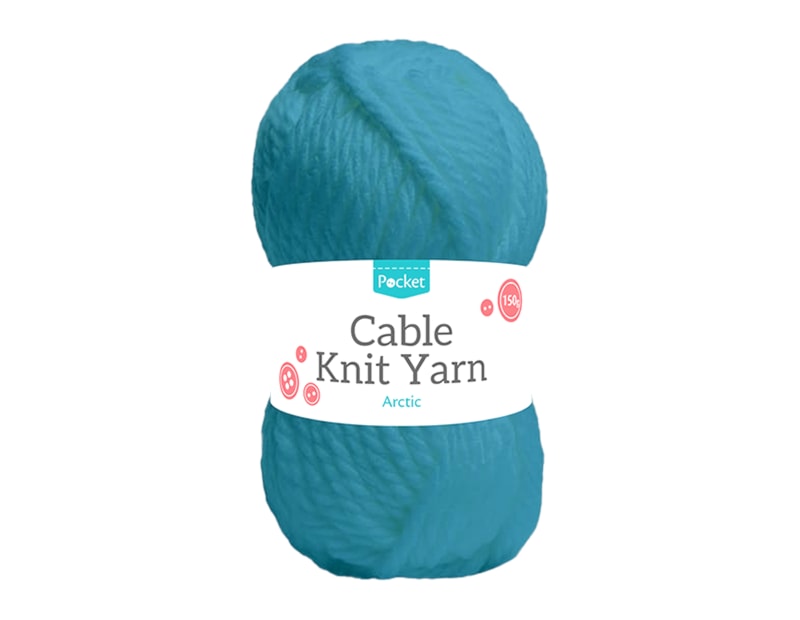 Wholesale Acrylic Cable Knit 150g Arctic Wholesale Acrylic Cable Knit 150g Arctic