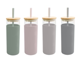 Wholesale Natural Glass Bottle With Straw 500ml Wholesale Natural Glass Bottle With Straw 500ml