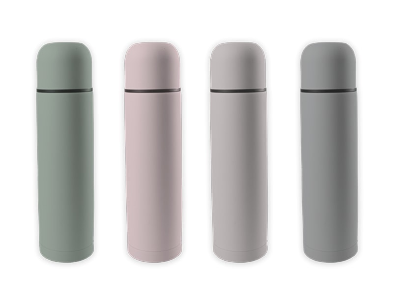 Wholesale Natural Soft Touch Travel Flask 550ml Wholesale Natural Soft Touch Travel Flask 550ml