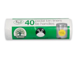 Pedal Bin Liners White 40pk Pedal Bin Liners White 40pk