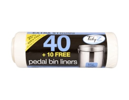 Wholesale 50 Pedal Bin Liners 15L Wholesale 50 Pedal Bin Liners 15L