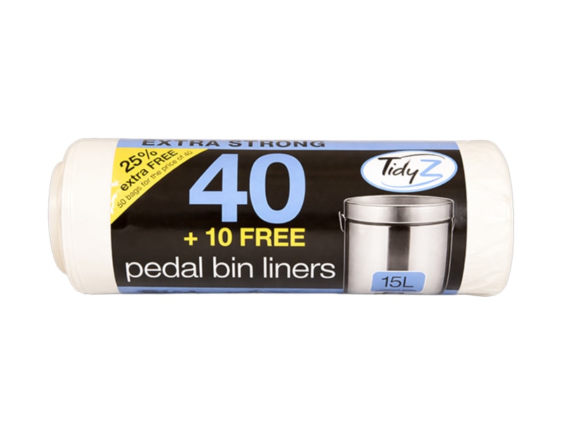 Wholesale 50 Pedal Bin Liners 15L Wholesale 50 Pedal Bin Liners 15L