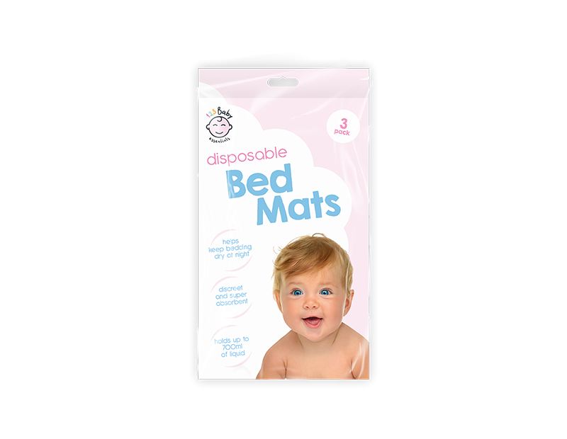Wholesale Disposable Bed Mats - 3 Pack