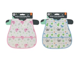 Wholesale Wipe Clean Baby Bib | Gem imports Ltd.