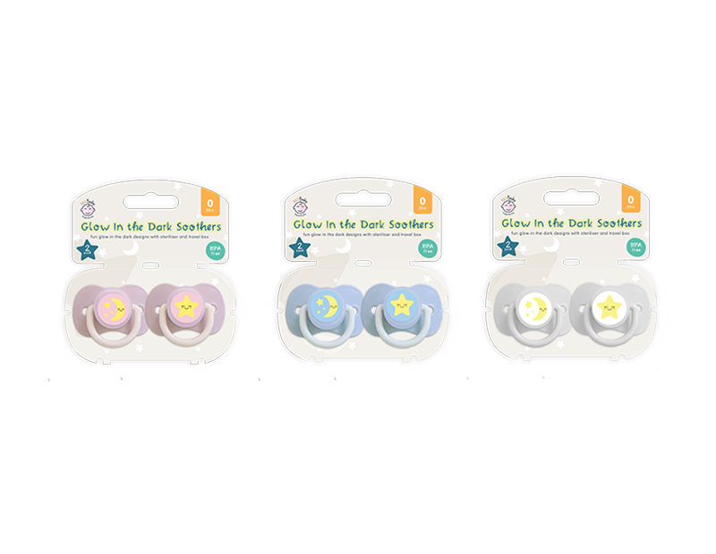 Wholesale Glow In The Dark Soothers & Travel Box