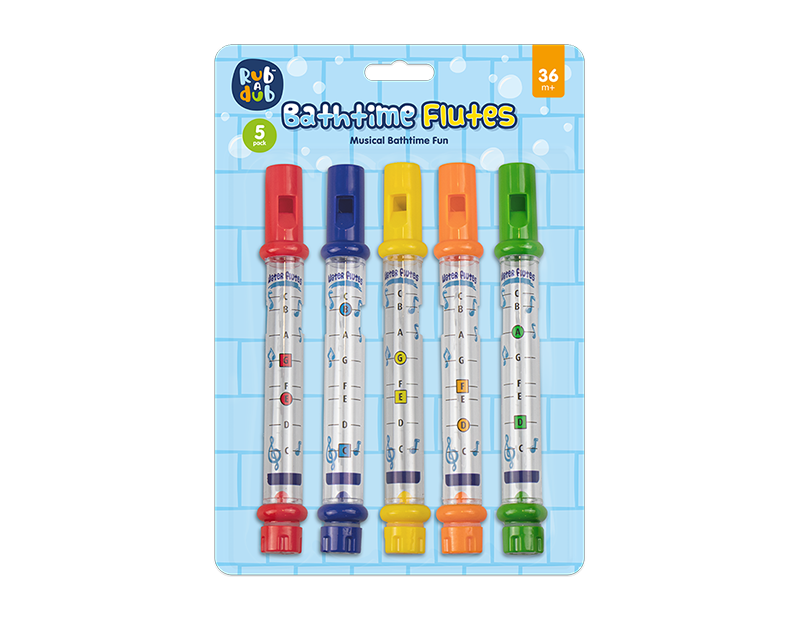 Wholesale Bathtime Flutes 5pk