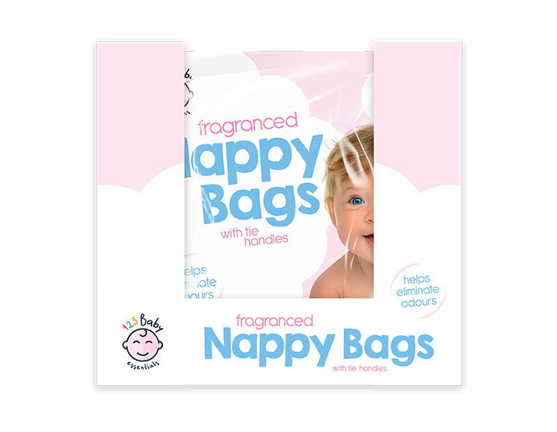 Wholesale Fragranced Nappy Bags 150pk