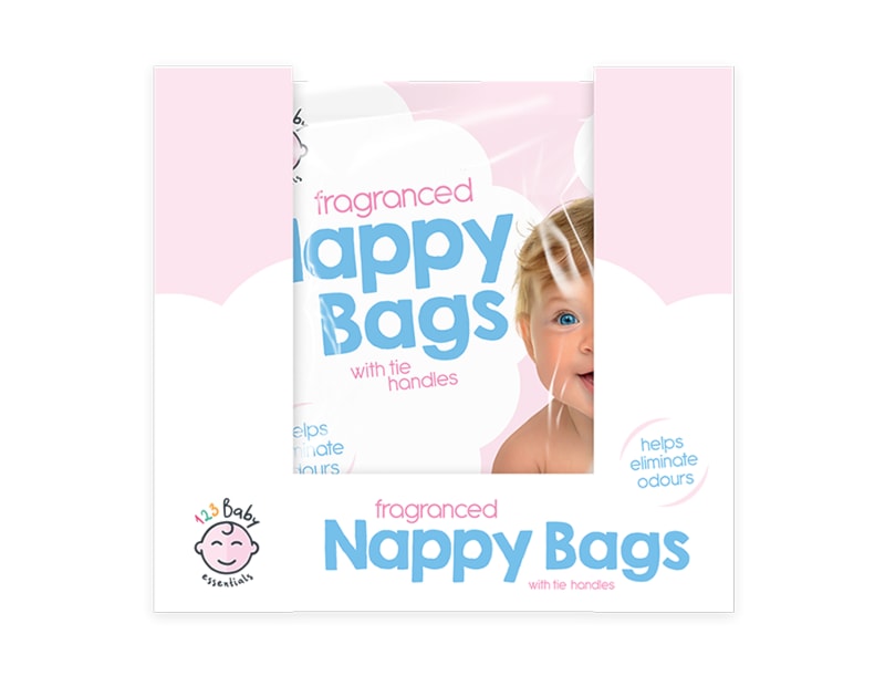 Wholesale Fragranced Nappy Bags 150pk Wholesale Fragranced Nappy Bags 150pk