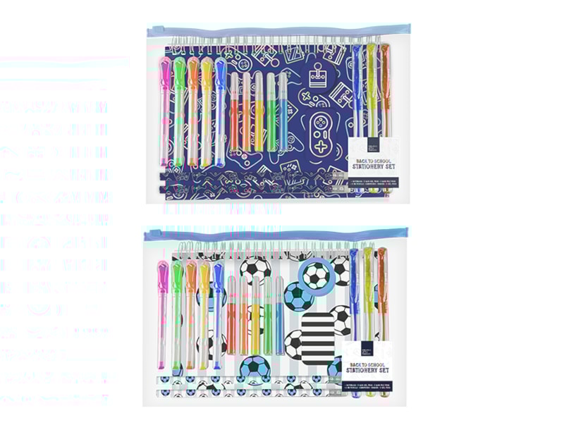Wholesale Boys Stationery Set 18pk Wholesale Boys Stationery Set 18pk