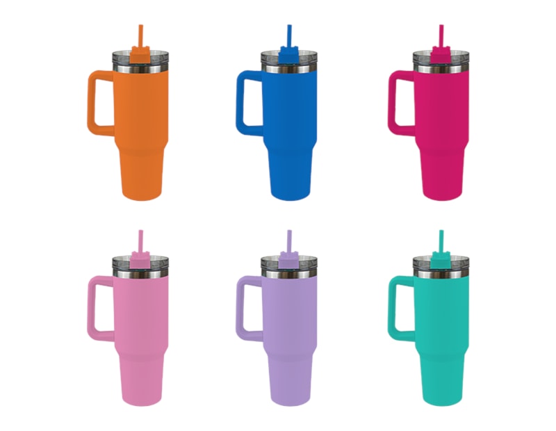 Wholesale Bright 40oz Tumbler with Handle Wholesale Bright 40oz Tumbler with Handle