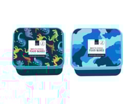 Wholesale Boys Printed Food Boxes 3pk