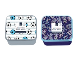 Wholesale Boys Printed Food Boxes 3pk