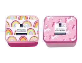 Wholesale Girls Printed Food Boxes 3pk