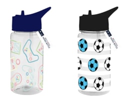 Wholesale Boys Printed Bottle With Straw 400ml