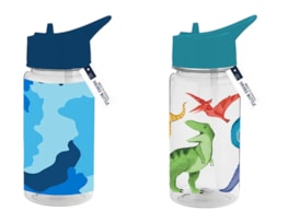 Wholesale Boys Printed Bottle With Straw 400ml