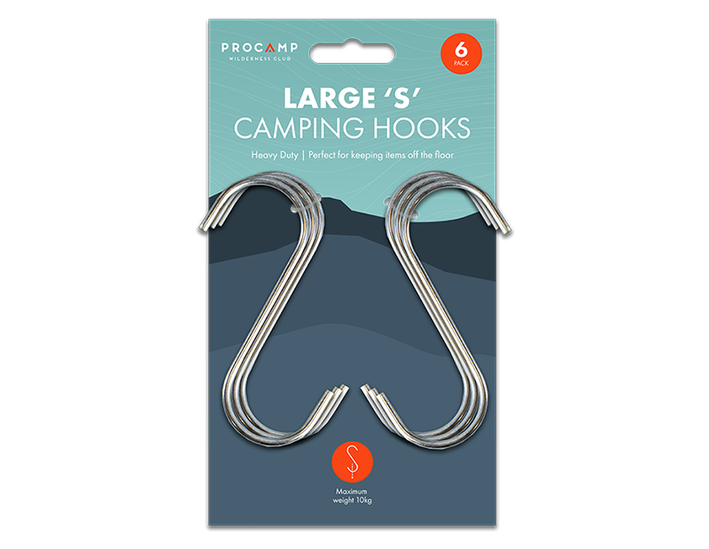 Wholesale Camping Large 'S' Hooks Wholesale Camping Large 'S' Hooks