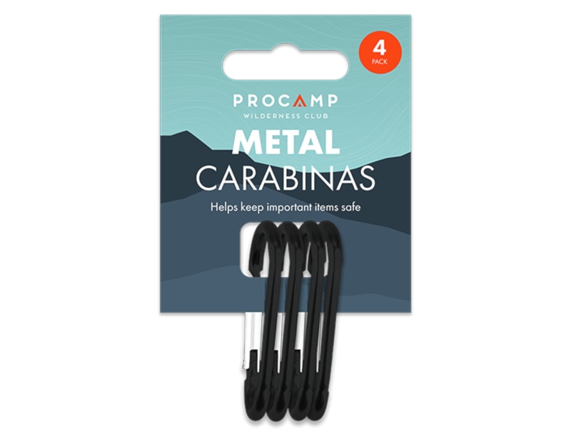 Wholesale Metal Carabiner 4 Pack Wholesale Metal Carabiner 4 Pack