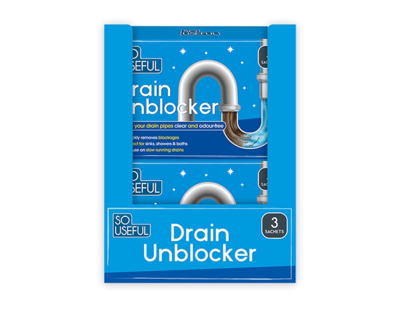 Wholesale Drain Unblocker 3pk CDU Wholesale Drain Unblocker 3pk CDU