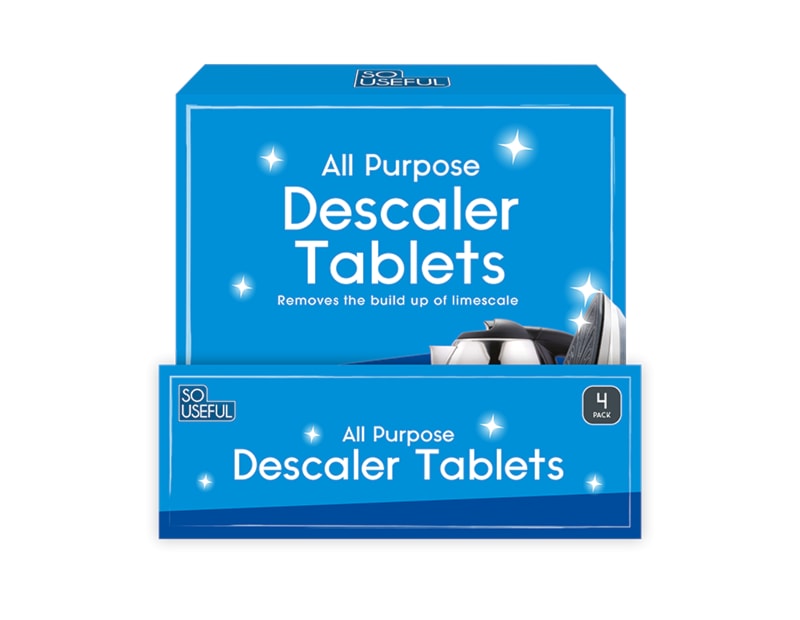 Wholesale All Purpose Descaler Tablets 4pk CDU Wholesale All Purpose Descaler Tablets 4pk CDU