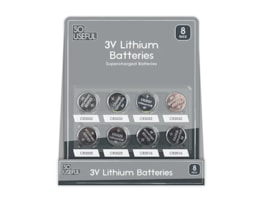 Wholesale 3V Lithium Batteries 8pk CDU Wholesale 3V Lithium Batteries 8pk CDU
