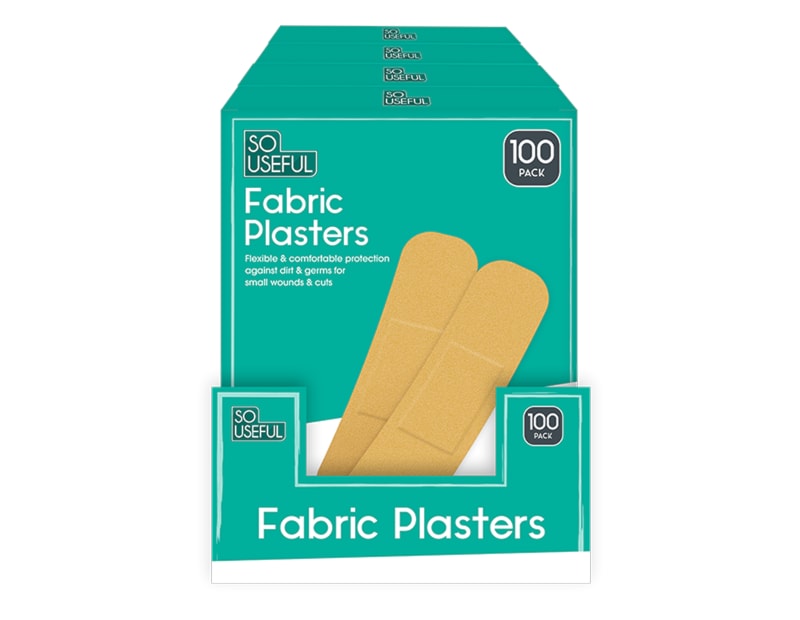 Wholesale Fabric Plasters 100pk CDU Wholesale Fabric Plasters 100pk CDU
