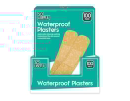 Wholesale Waterproof Plasters 100pk CDU Wholesale Waterproof Plasters 100pk CDU