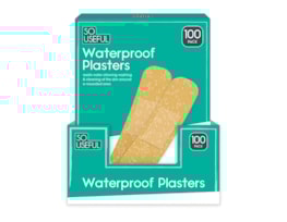 Wholesale Waterproof Plasters 100pk CDU Wholesale Waterproof Plasters 100pk CDU