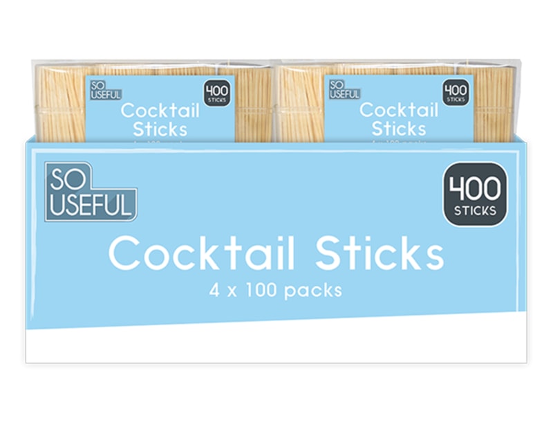 Wholesale Cocktail Sticks 400pk CDU Wholesale Cocktail Sticks 400pk CDU