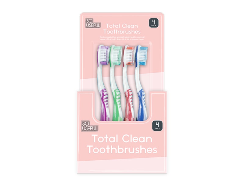 Wholesale Toothbrushes 4pk CDU Wholesale Toothbrushes 4pk CDU