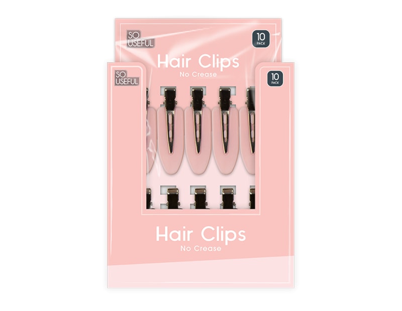 Wholesale No Crease Hair Clips 10pk CDU Wholesale No Crease Hair Clips 10pk CDU