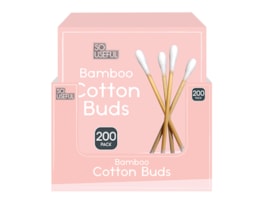 Wholesale Bamboo Cotton Buds 200pk CDU Wholesale Bamboo Cotton Buds 200pk CDU