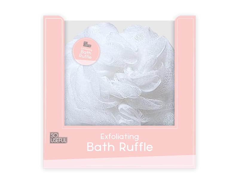 Wholesale Exfoliating Bath Ruffle CDU Wholesale Exfoliating Bath Ruffle CDU