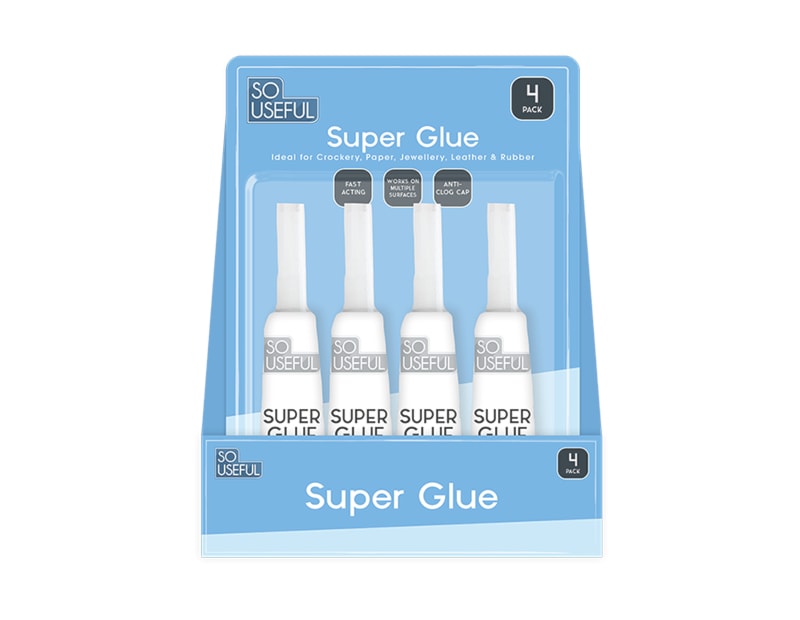 Wholesale Super Glue 4pk CDU Wholesale Super Glue 4pk CDU
