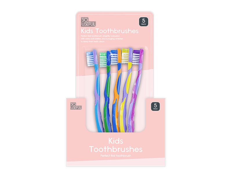 Wholesale Childrens Toothbrushes 5pk CDU Wholesale Childrens Toothbrushes 5pk CDU