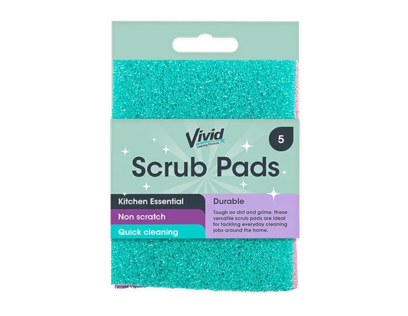 Wholesale Scrub Pads 5pk Wholesale Scrub Pads 5pk