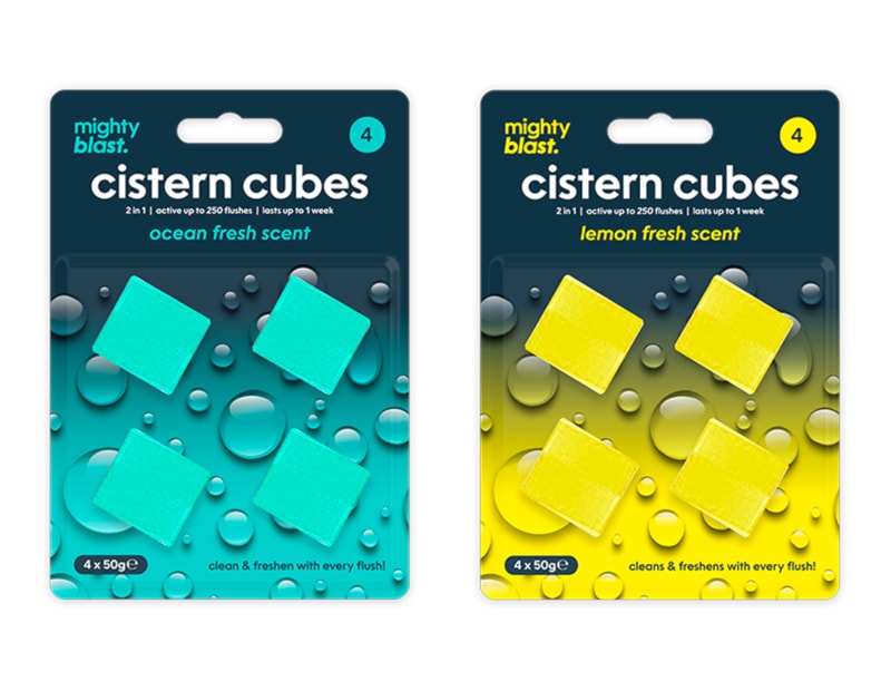 Wholesale 2-in-1 Toilet Blocks 4pk