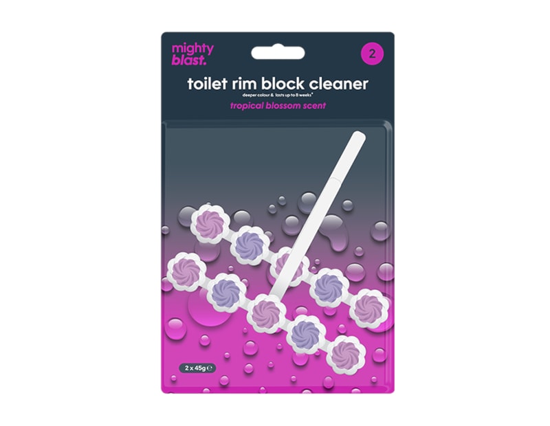 Wholesale Toilet Rim Block Cleaner Tropical Blossom 2pk Wholesale Toilet Rim Block Cleaner Tropical Blossom 2pk