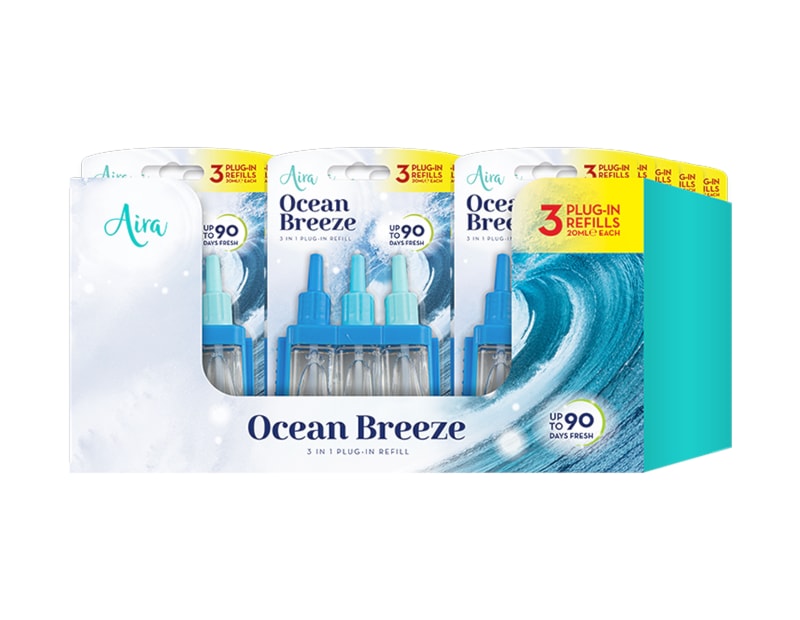 Wholesale Air Freshener Ocean Scent Refill 3pk CDU Wholesale Air Freshener Ocean Scent Refill 3pk CDU