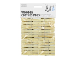 Wooden Clothes Pegs 30pk