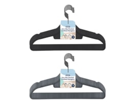 Wholesale Flocked Non-Slip Hangers 10pk Wholesale Flocked Non-Slip Hangers 10pk