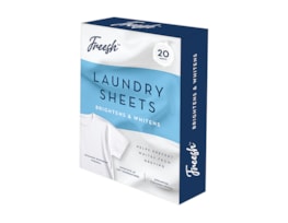 Wholesale Mega white laundry sheets 20pk Wholesale Mega white laundry sheets 20pk