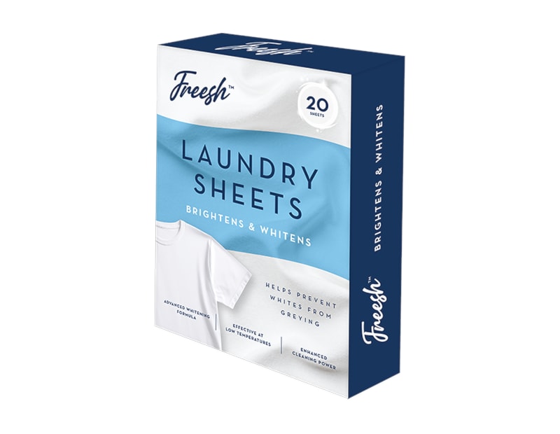 Wholesale Mega white laundry sheets 20pk Wholesale Mega white laundry sheets 20pk