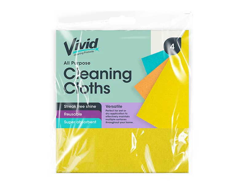 Wholesale All purpose Cloths 4pk