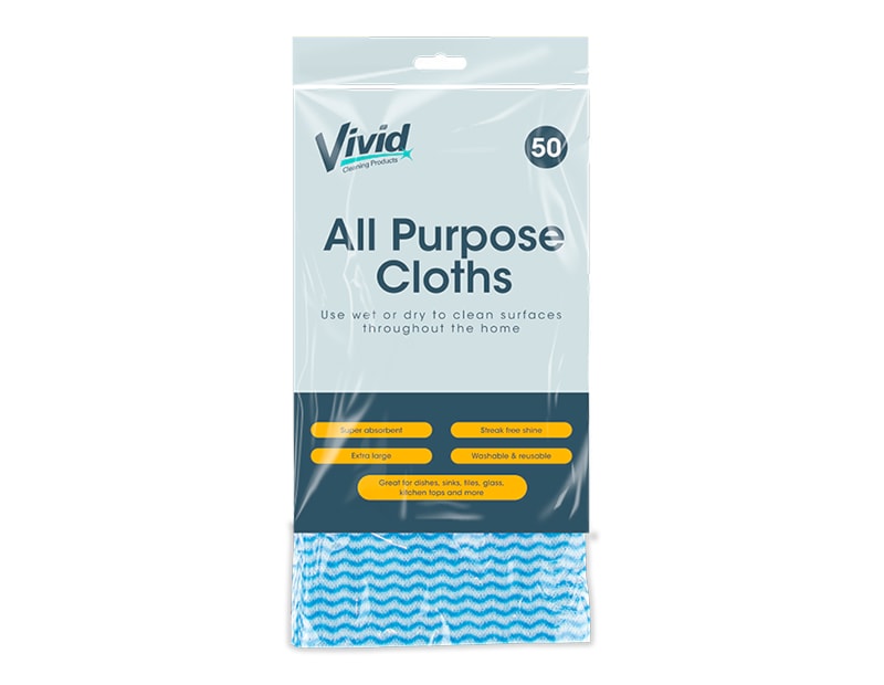Multi Purpose Cloths 50pk Multi Purpose Cloths 50pk