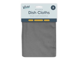 Wholesale Microfibre Colour Dish Cloths 3pk Wholesale Microfibre Colour Dish Cloths 3pk