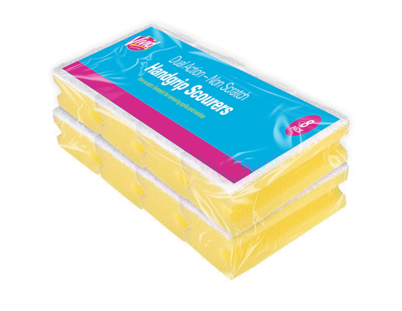 Vivid Non-Scratch Scourers 8pk Vivid Non-Scratch Scourers 8pk