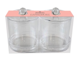 Wholesale Clear Canister Set With Tray Wholesale Clear Canister Set With Tray