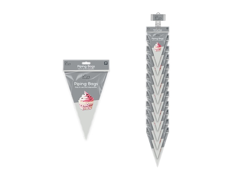 Wholesale Icing Bags 20pk With Clip Strip Wholesale Icing Bags 20pk With Clip Strip