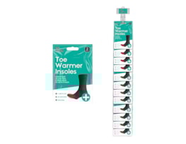 Wholesale Toe Warmer Insoles 2pk With Clip Strip Wholesale Toe Warmer Insoles 2pk With Clip Strip